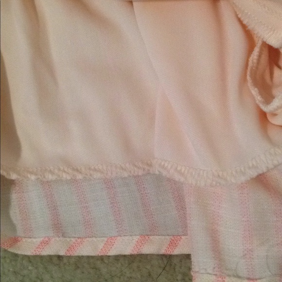 NWT Pink Striped Romper - Picture 4 of 5